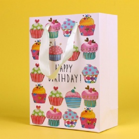 gift paper bag happy birthday