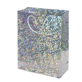 gift paper bag holographic