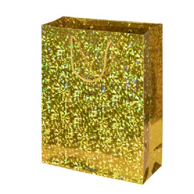 gift paper bag holographic